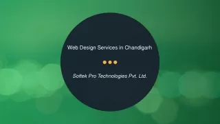 Web design services in Chandigarh