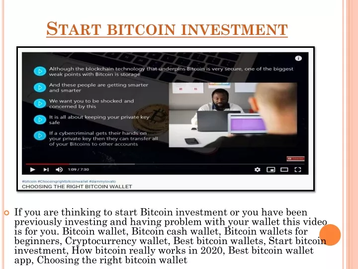 start bitcoin investment