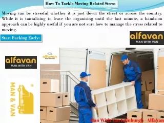 Professional Removal Company Edinburgh - AlfaVan