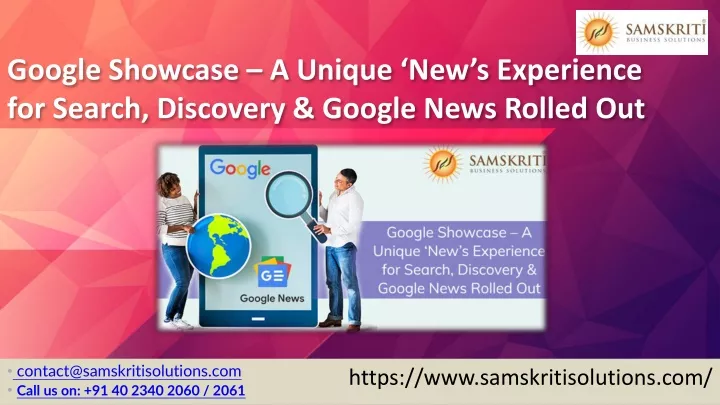 google showcase a unique new s experience for search discovery google news rolled out