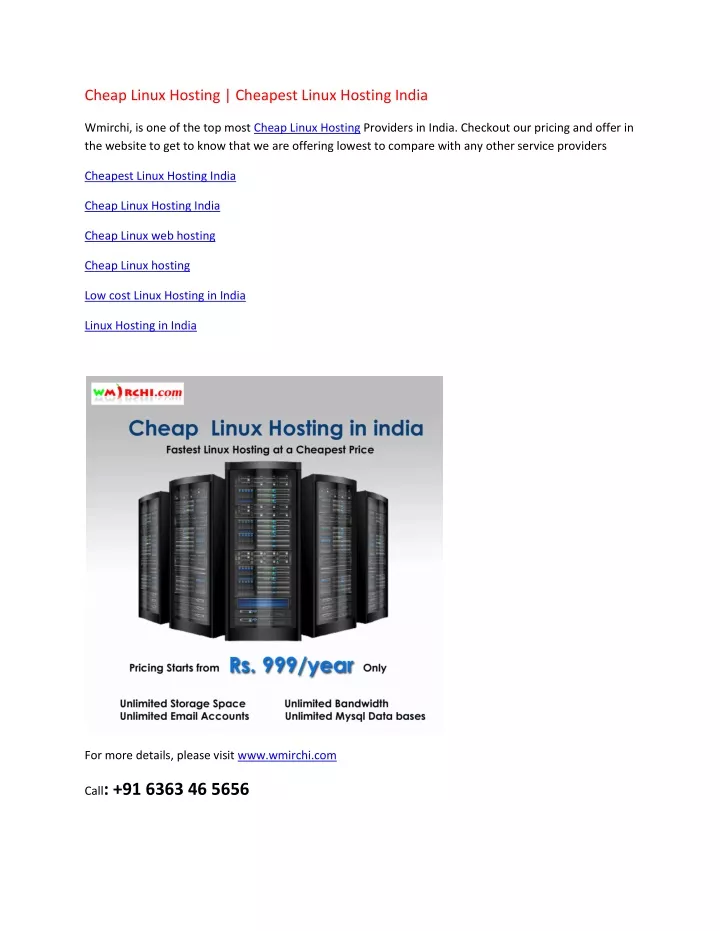 cheap linux hosting cheapest linux hosting india