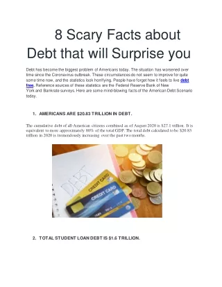 8 Scary Facts about Debt that will Surprise you