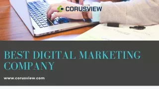 SEO & Digital Marketing Company in India - Corusview IT Services
