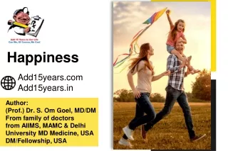 Happiness is a Medical Concept