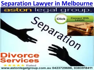 Applying for Separation Melbourne with Best Divorce Lawyer