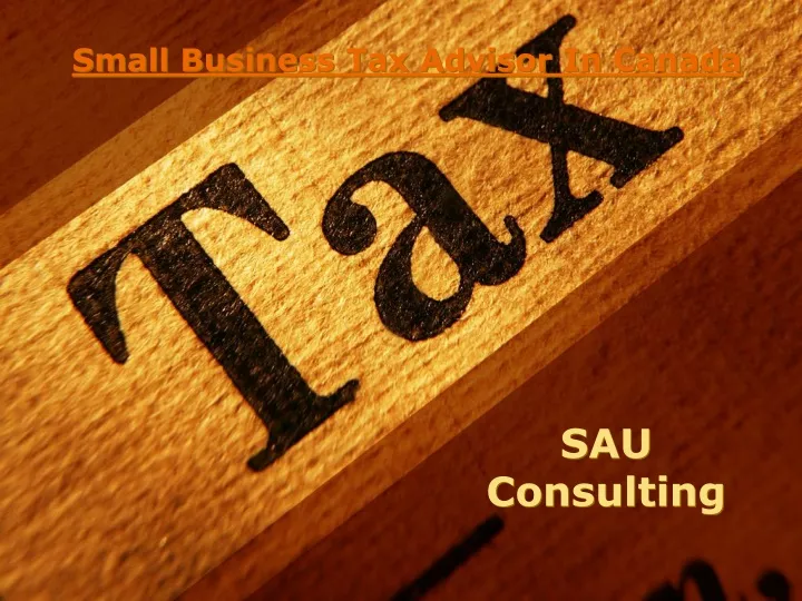 small business tax advisor in canada