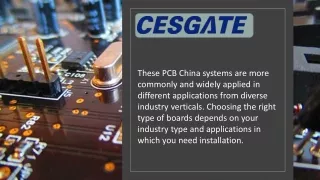 these pcb china systems are more commonly