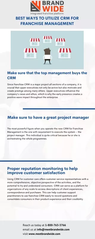 best ways to utilize crm for franchise management