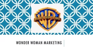 Wonder Woman Marketing