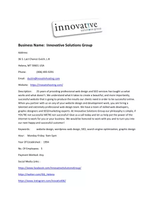 Innovative Solutions Group