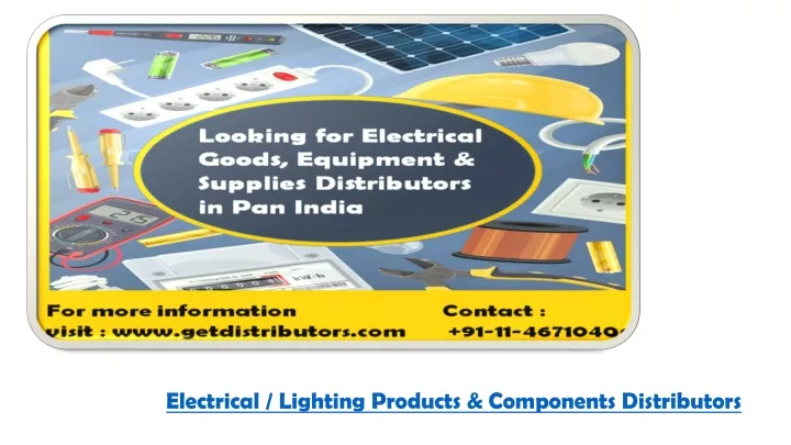 electrical lighting products components