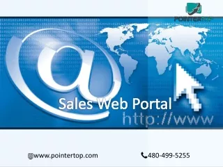 Design digital Sales web portal for your website | POINTERTOP