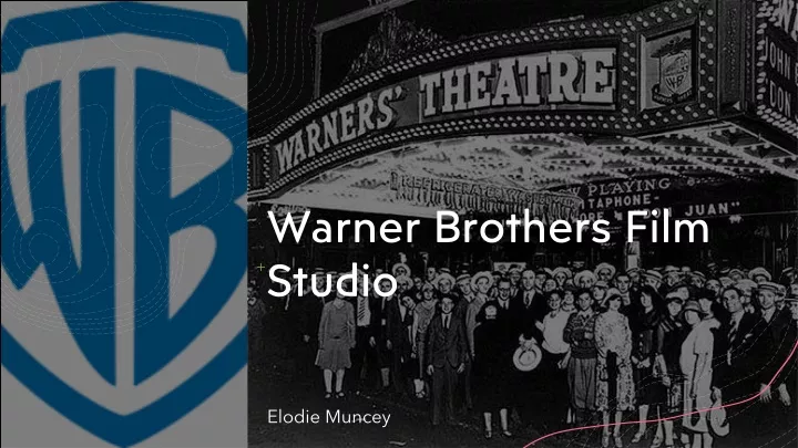 warner brothers film studio