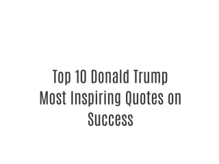 Top 10 Most Inspiring Quotes on Success