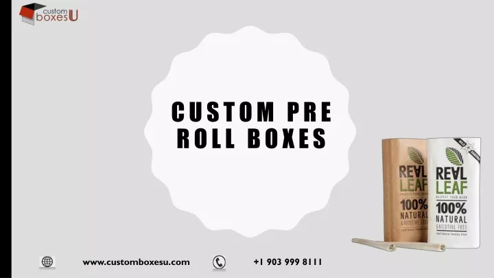 custom pre roll boxes