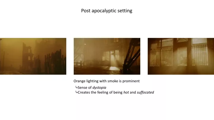 post apocalyptic setting
