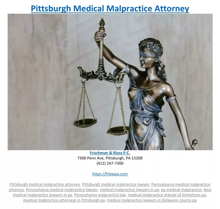 pittsburgh medical malpractice attorney