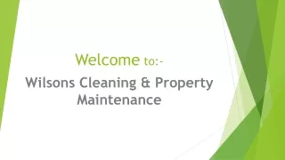 welcome to