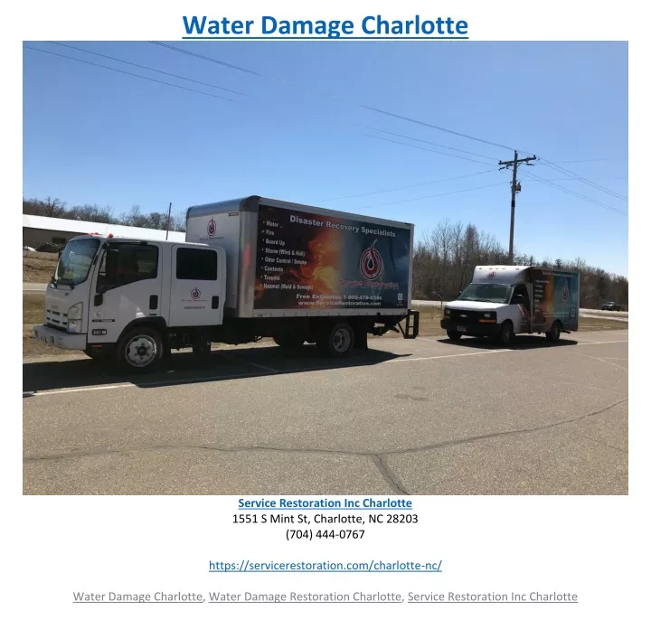 water damage charlotte