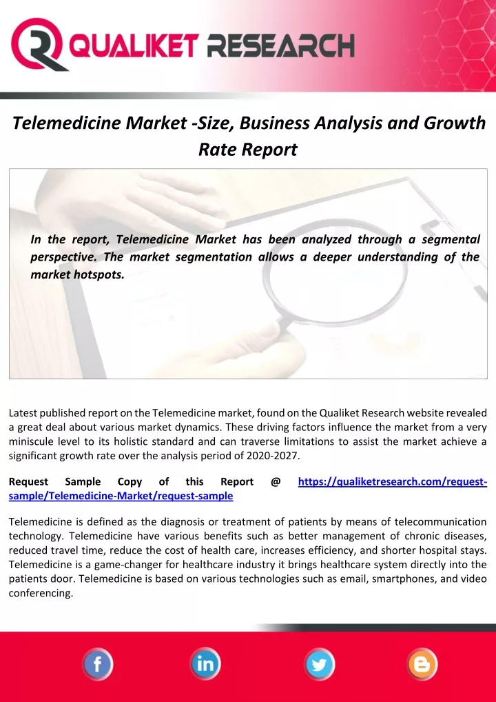 telemedicine market size business analysis