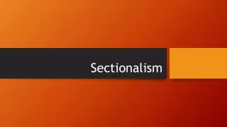 sectionalism
