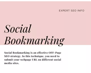 High PR Social Bookmarking Site List
