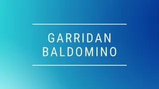 garridan baldomino