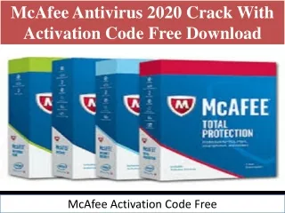McAfee Antivirus 2020 Crack With Activation Code Free Download