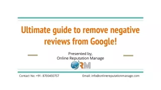 ultimate guide to remove negative reviews from google