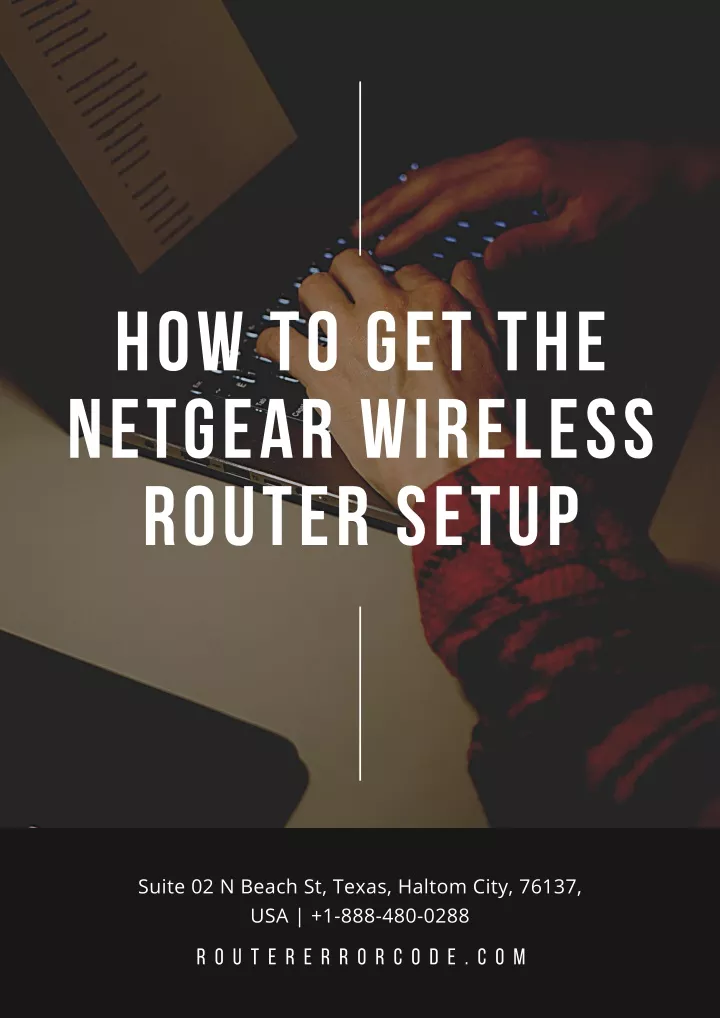 how to get the netgear wireless router setup