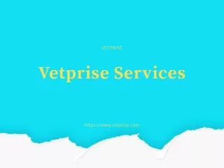 Vetprise - Our Main Veterinary Services