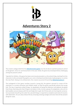 adventures story 2