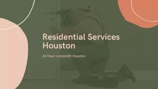 24 Hour Locksmith Houston