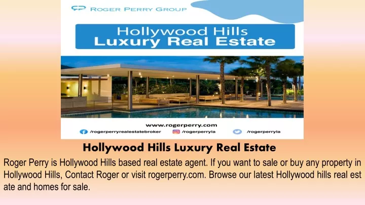 hollywood hills luxury real estate