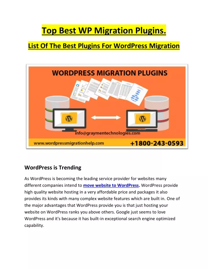 top best wp migration plugins