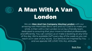 Moving van London