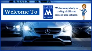 we focuses globally on trading of all brand