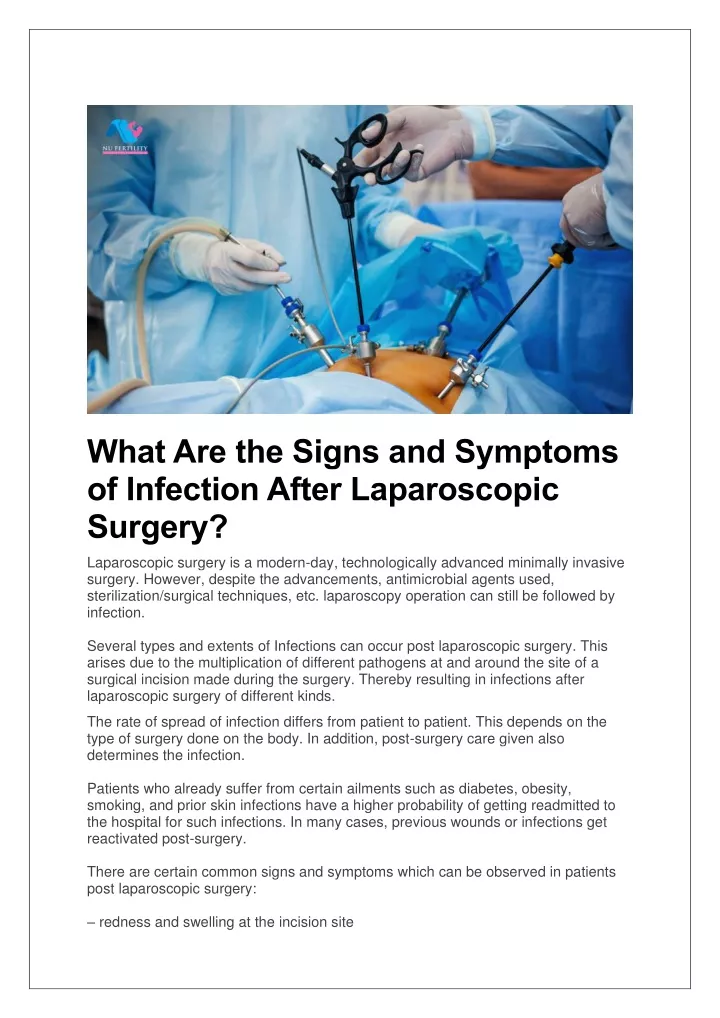 what are the signs and symptoms of infection