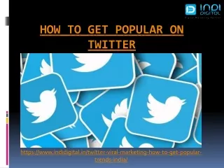 Best ways to become popular on twitter