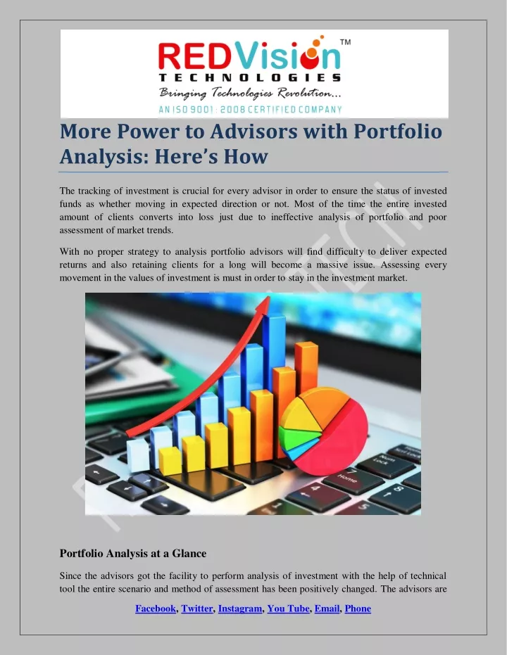 more power to advisors with portfolio analysis