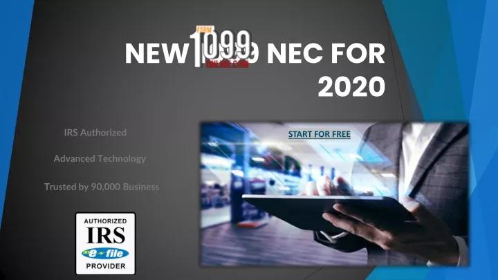 new 1099 nec for 2020