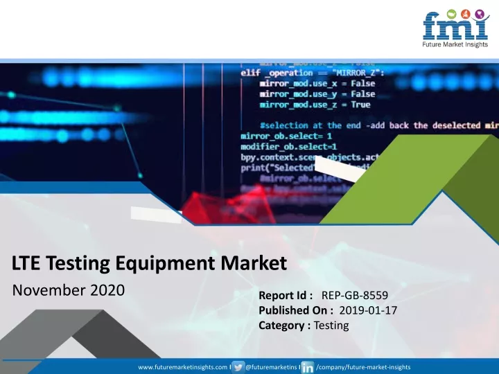 lte testing equipment market