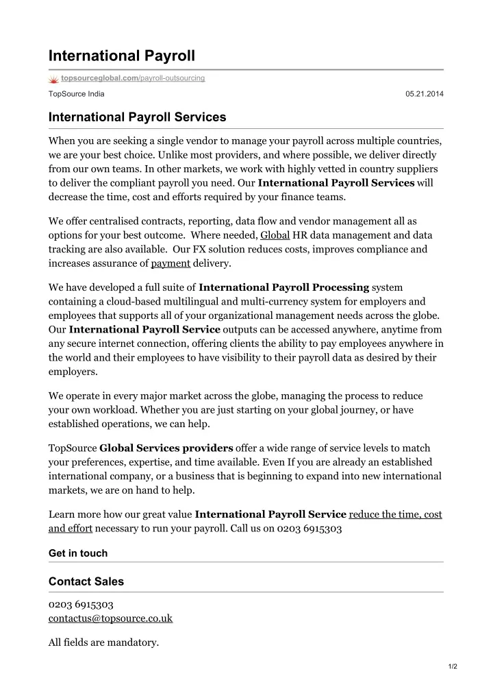 international payroll