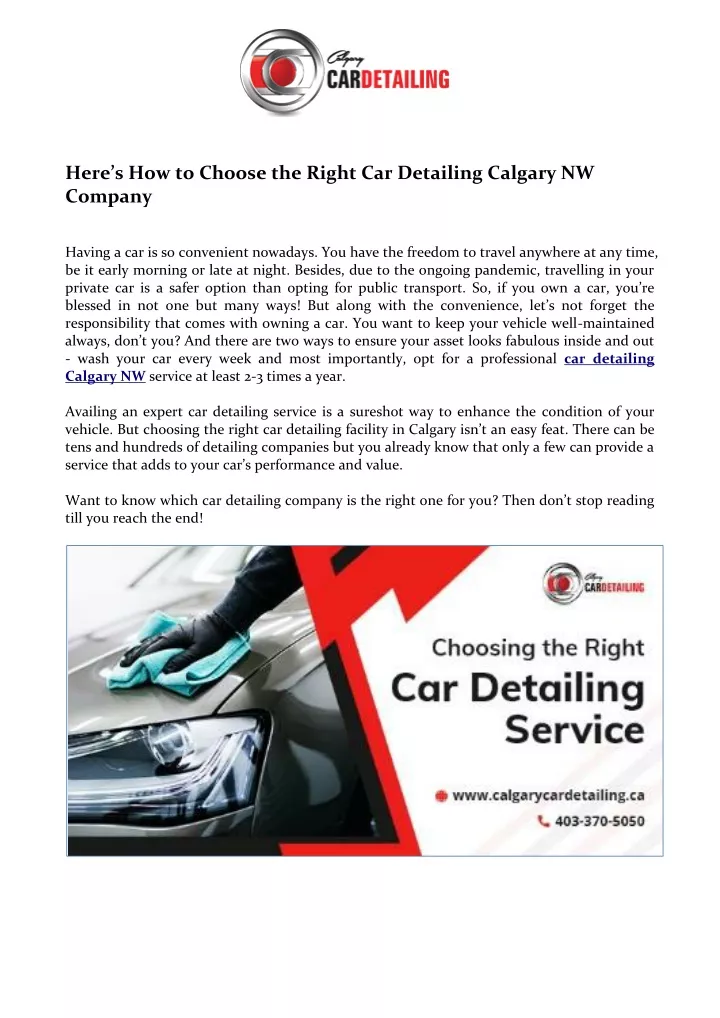 here s how to choose the right car detailing