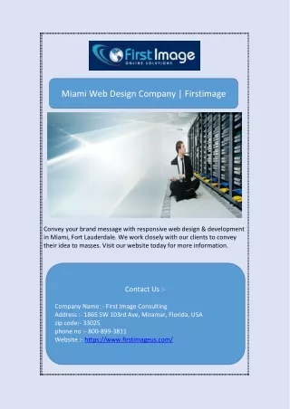 miami web design company firstimage