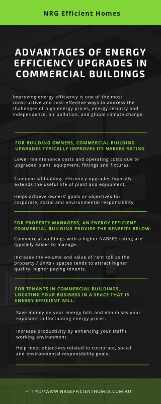 Advantages of Energy Efficiency Upgrades in Commercial Buildings