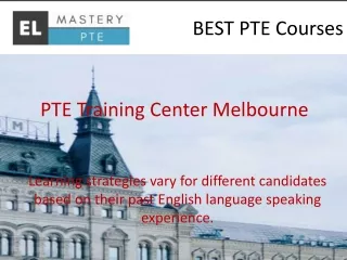 PTE Study Center in Melbourne