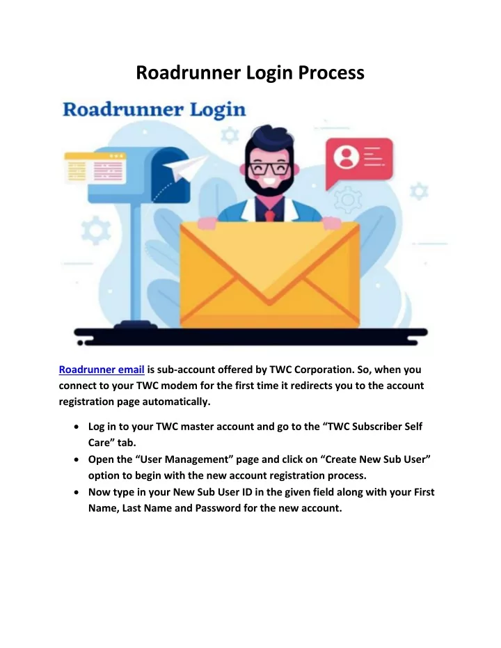 roadrunner login process