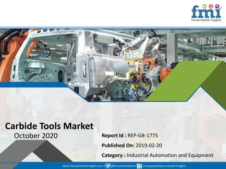 carbide tools market october 2020