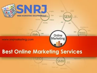 Best Online Marketing Services - www.snrjmarketing.com